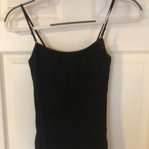 Black Spaghetti Strap Tank